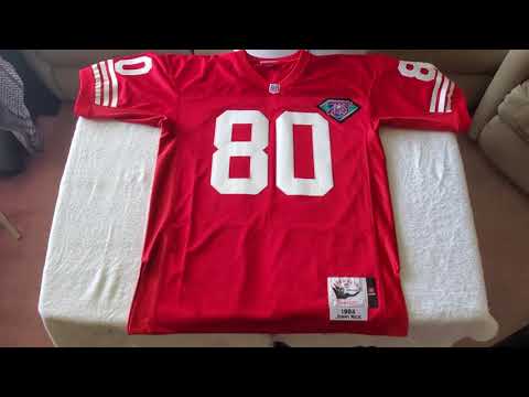 1994 Jerry Rice Authentic Mitchell & Ness Jersey! All Time TD Record Broken on MNF!