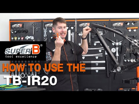 Принцип роботи інструменту SuperB TB-IR20 для внутрішнього проведення рубашок