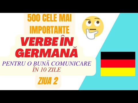 🇩🇪LEARN 500 most IMPORTANT VERBS in GERMAN in 10 days! Day 2 🙀 A1 A2 B1