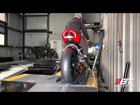 2020 Ducati V2 Dyno Testing BT Moto Stage 1 Ecu flash tune