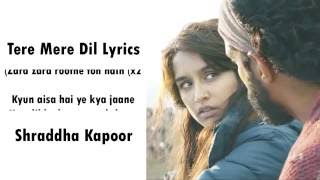 Tere Mere Dil Rock On 2 Song Video Lyrics | Shraddha Kapoor, Farhan Akhtar