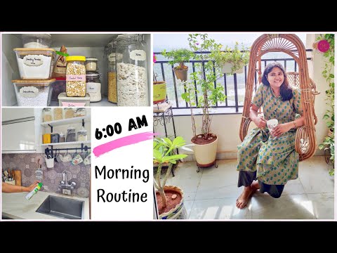 6 AM Morning Routine / 5 Best Productive Habits / How to Manage Daily Household Work