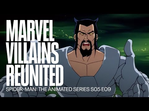 All the Marvel villains reunited for Secret Wars | Spider Man: The Animated Series