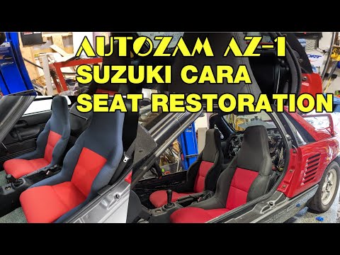 Thumbnail for Autozam AZ-1/Suzuki Cara - Seat Restoration! Faded Bluish to Charcoal! by Autozam