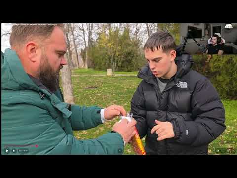 GUH REAKCIJA NA HUGESTAFF PREŽIVLjAVANjE u ŠUMI - UČIM MIHAJLA da PEČE ROŠTILj !!!