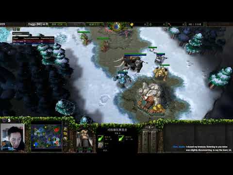 Foggy (NE) vs Fly (Orc) - WarCraft 3 -  WC2545