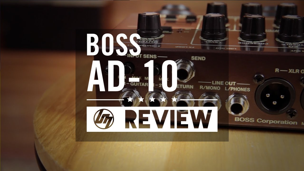 Boss AD-10 Acoustic Preamp/DI with Effects