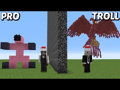 Minecraft Yapı Kapışmasında Pro Mimari Trolledim