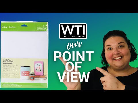 Cricut Printable Vinyl - WTI product video review