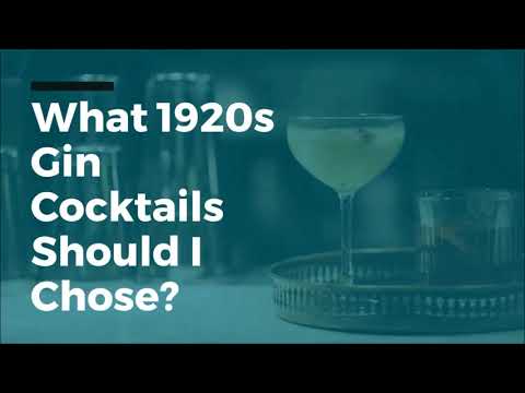Top 10 Secret Gin Cocktails of the 1920s