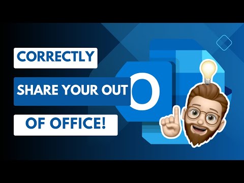 Share Your Out-of-Office with Your Team Using Outlook - THE RIGHT WAY!
