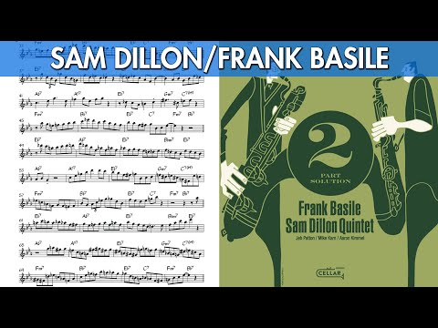 Sam Dillon and Frank Basile on "Two Bass Hit" - Tenor/Bari Sax Solo Transcription