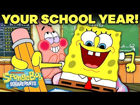 スポンジ・ボブが描いたあなたの学生時代✏️。 (Your School Year Portrayed By SpongeBob ✏️)