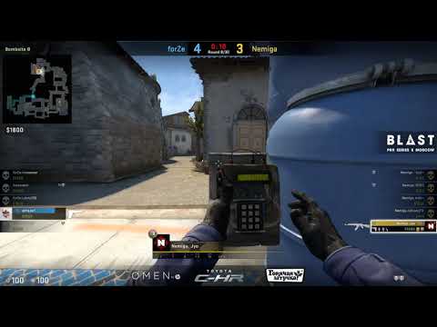 forZe vs Nemiga Highlights at BLAST Pro Series Moscow 2019 CIS Closed Qualifier