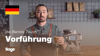 The Barista Touch™ | Third Wave-Kaffeespezialitäten via Touchscreen-Display | Sage Appliances DE