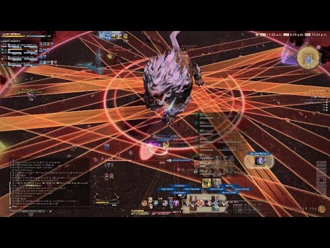 FFXIV - Criterion Dungeon - Another Mount Rokkon - Boss 1 - Shishio - WAR POV
