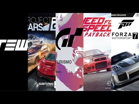 Top 5 Upcoming Racing Games 2017-2018 PC PS4 XBOX1
