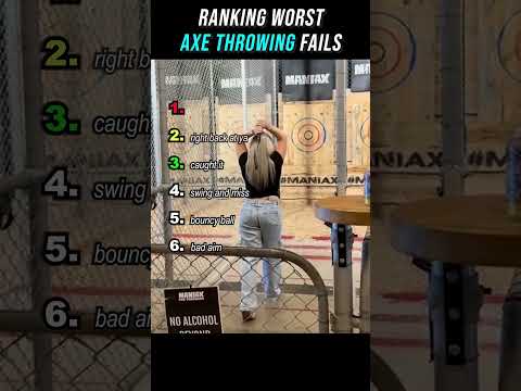 Ranking Worst Axe Throwing Fails