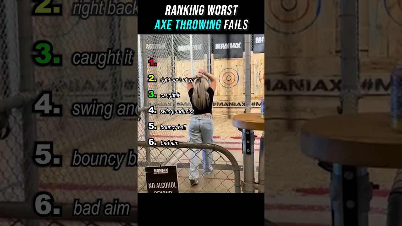 Ranking Worst Axe Throwing Fails