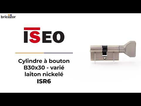 Cylindre à bouton ISR6 varié ISEO