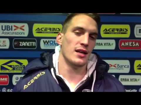 Post partita AlbinoLeffe vs ProPatria - Max Pesenti