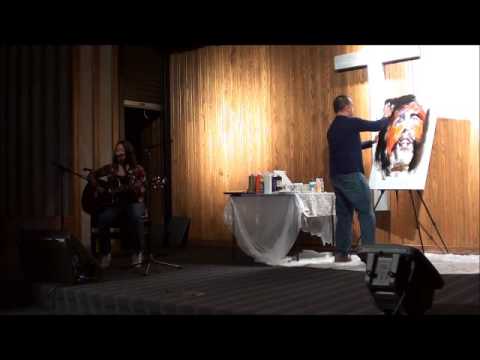 Promotional video thumbnail 2 for Jun Jamosmos Live Stage Painter-Artist