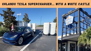 Orlando's Tesla Supercharger... With A White Castle