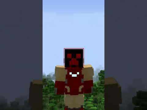 BECOME IRON MAN in Minecraft?! 😱🔥 #shorts #viral