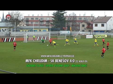 MFK Chrudim - SK Benešov  4:0 - 26.3.2016 - ČFL - 22.kolo - PŘIPRAVUJEME