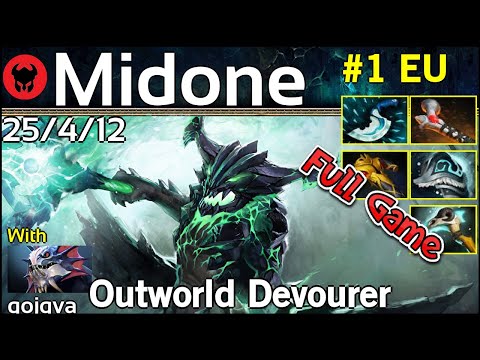 Midone [Secret] plays Outworld Devourer!!! Dota 2 Full Game 7.21