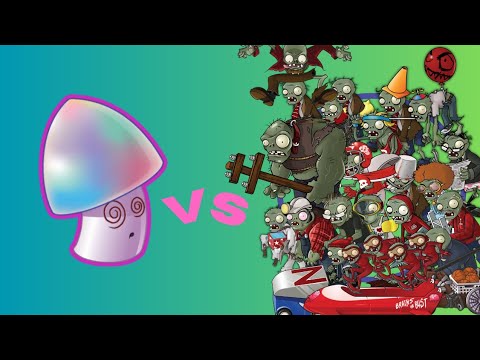 Hypno Shroom VS EVERY Zombies in PVZ | enjoypvz