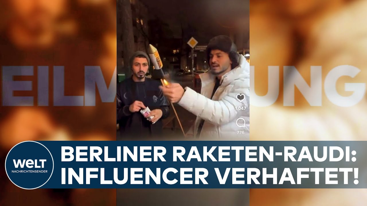 BERLINER RAKETEN-RAUDI: Festnahme bei Ausreise am BER - Influencer schoss Rakete in Kinderzimmer