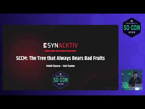 SCCM: The tree that always bears bad fruits | SO-CON 26