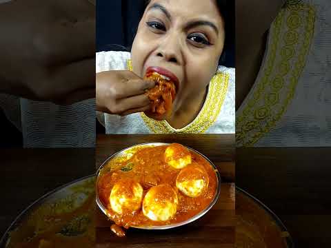 Eating Show Food Challenge Spicy Egg