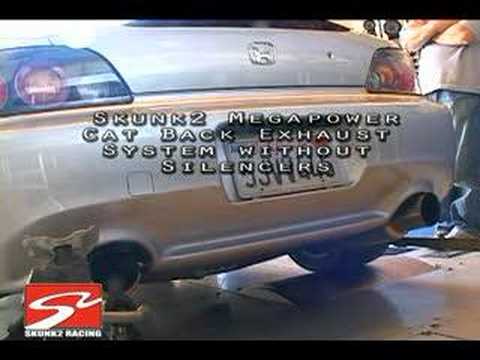 Skunk2 S2000 Megapower Exhaust Clip and Dyno