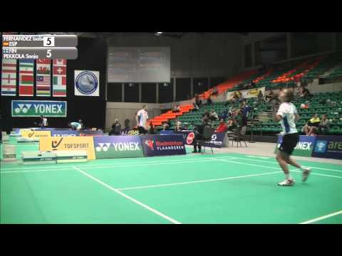 Mark Caljouw vs Simon Wang (MS, Qualifying) - 2015 Belgian International