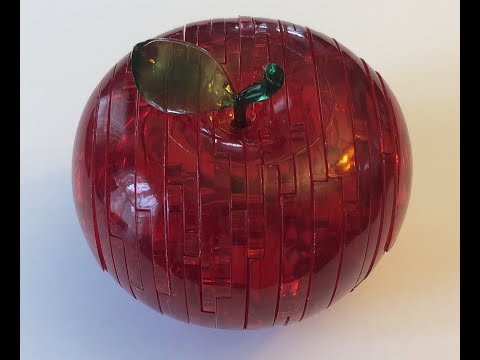 Оригинальный 3D-пазл «Хрустальное яблоко»