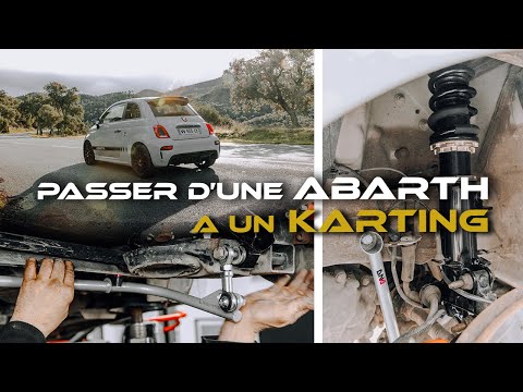 TRANSFORMER SON ABARTH EN KARTING (chassis full DNA !)