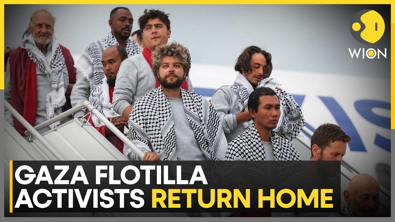 Israel-Gaza Tensions: Istanbul Receives Released Gaza Flotilla Activists | WION News