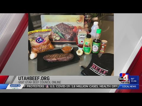 Utah Beef Council - Grilled Flat Iron Steaks with...