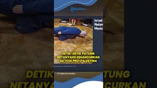 Aktivis Pro-Palestina Hancurkan Patung Netanyahu di Meksiko, Israel Marah Besar: Tindakan Keji