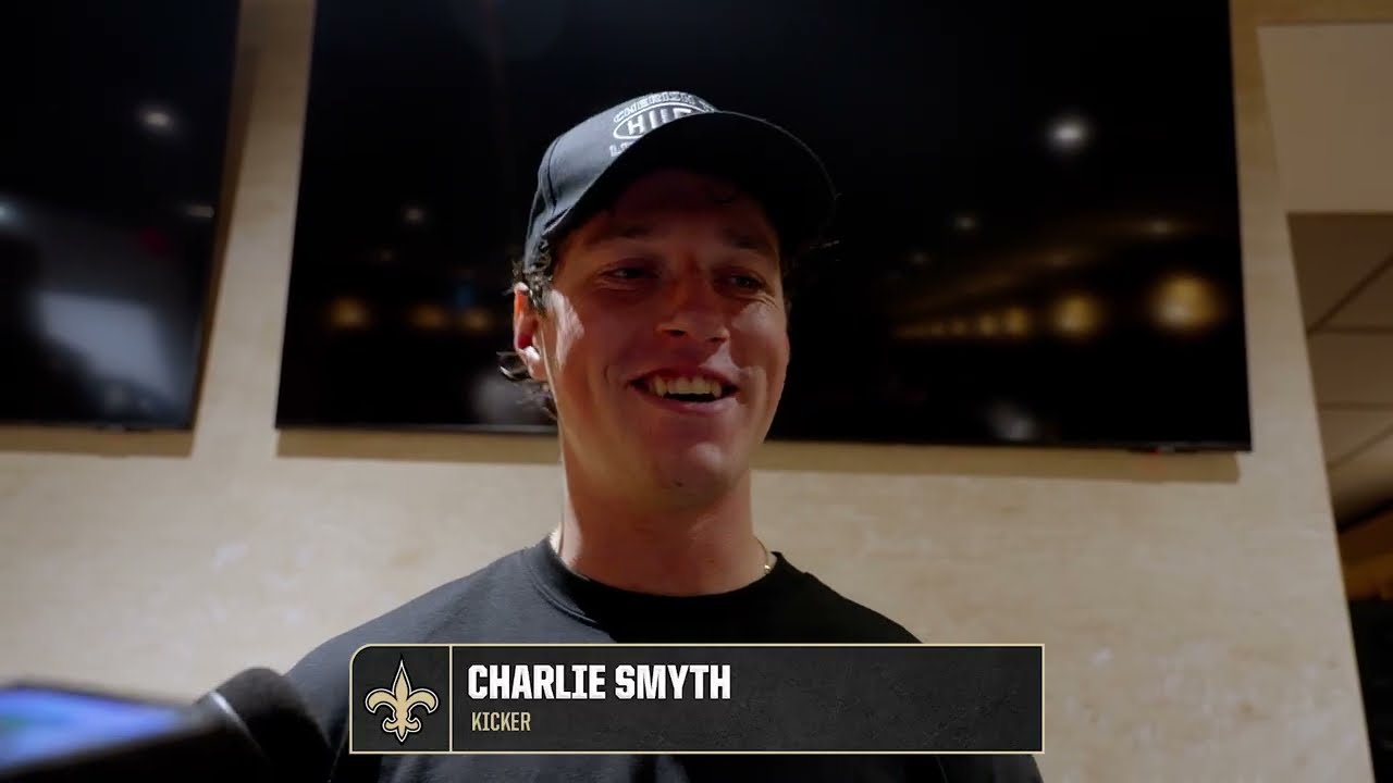 Charlie Smyth on 1st NFL game, FG, Onside-Kick | Saints-Dolphins Postgame | 2025 NFL Week 13