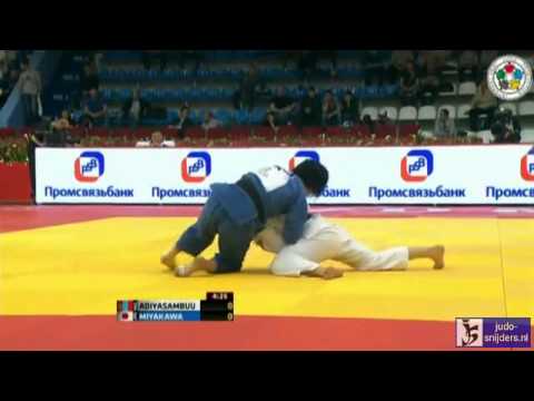 Judo 2013 World Masters Tyumen: Adiyasambuu (MGL) - Miyakawa (JPN) [-52kg] semi-final