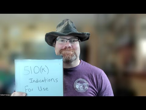 510(k) eSTAR Webinar - Indications for Use and Classification