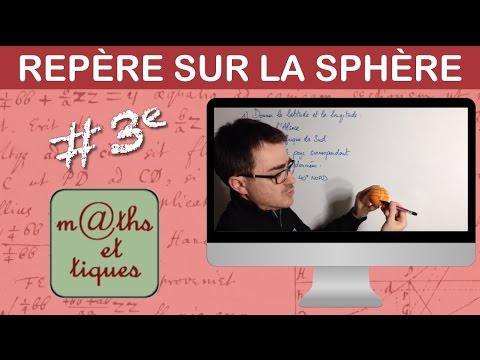 Se repérer sur la sphère - Troisième