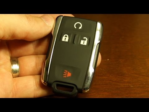 2016 Chevy Silverado key fob battery replacement