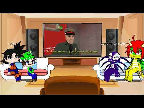 Luigi y Goku Venom ultimate y bowser reacciona a Luigi uniéndose al ejército de Italia de marioVz18