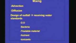 Lecture 32 Wastewater Disposal and Reuse