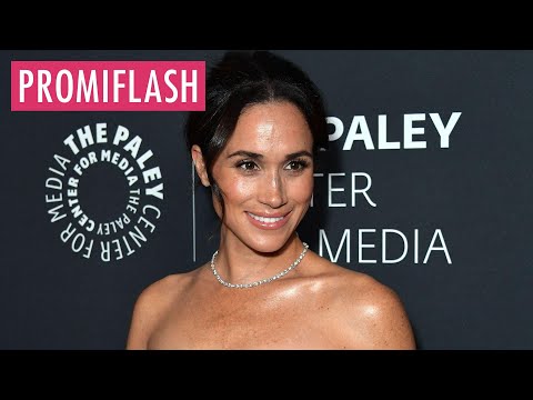 Solo-Auftritt: Herzogin Meghan glänzt in trägerlosem Kleid