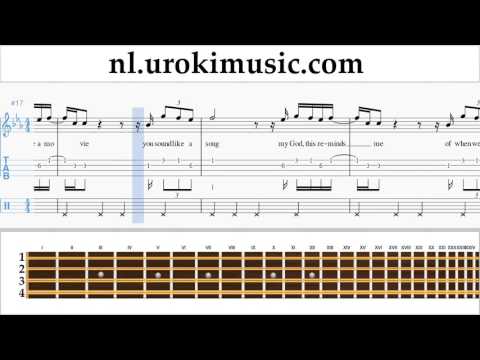 Mandoline Leren Spelen Adele - When We Were Young Tablatura Deel#2 um-i799